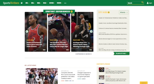 SportsWriters screenshot